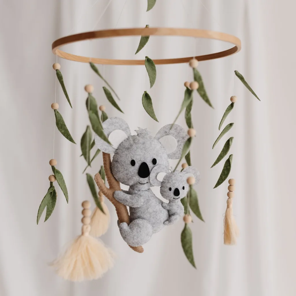 baby-mobile-cot-mobiles-for-newborn-koala-felt-hanging-nursery-decor-australiana
