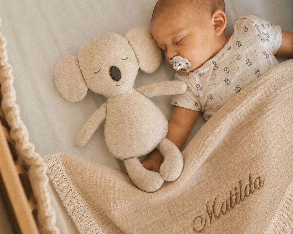 baby-swaddle-doll-bassinet-sleeping-nursery